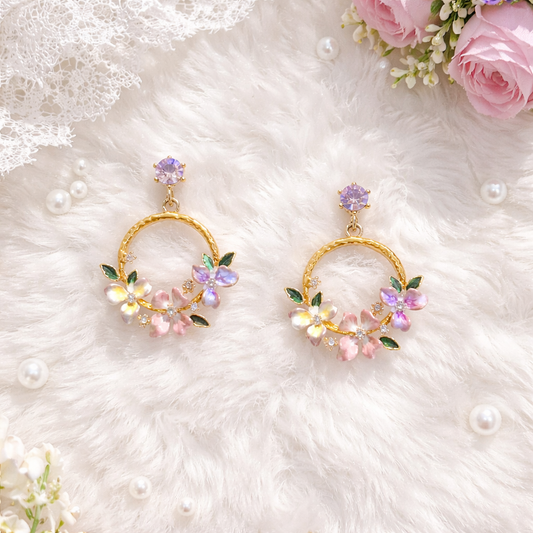 Flower earring