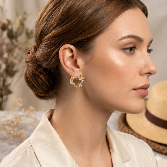 Love heart earring