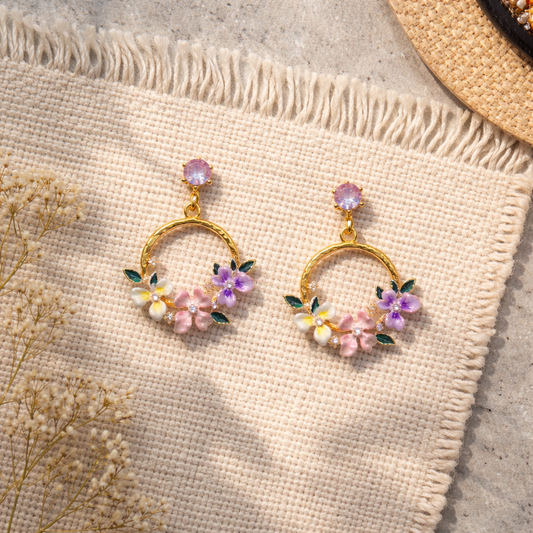 Flower earring