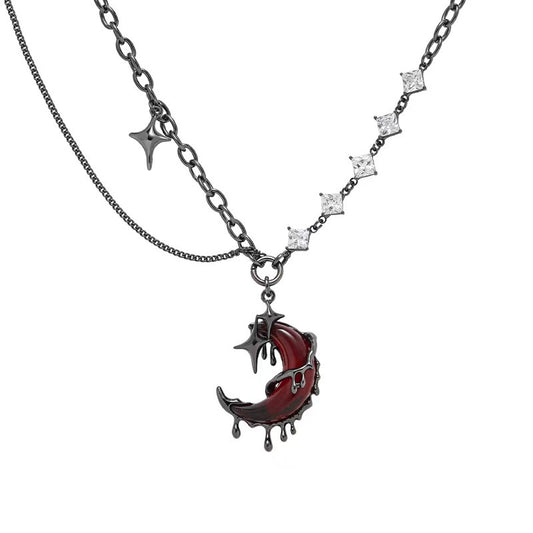 Gothic Jewellery Blood Moon Gothic Necklace