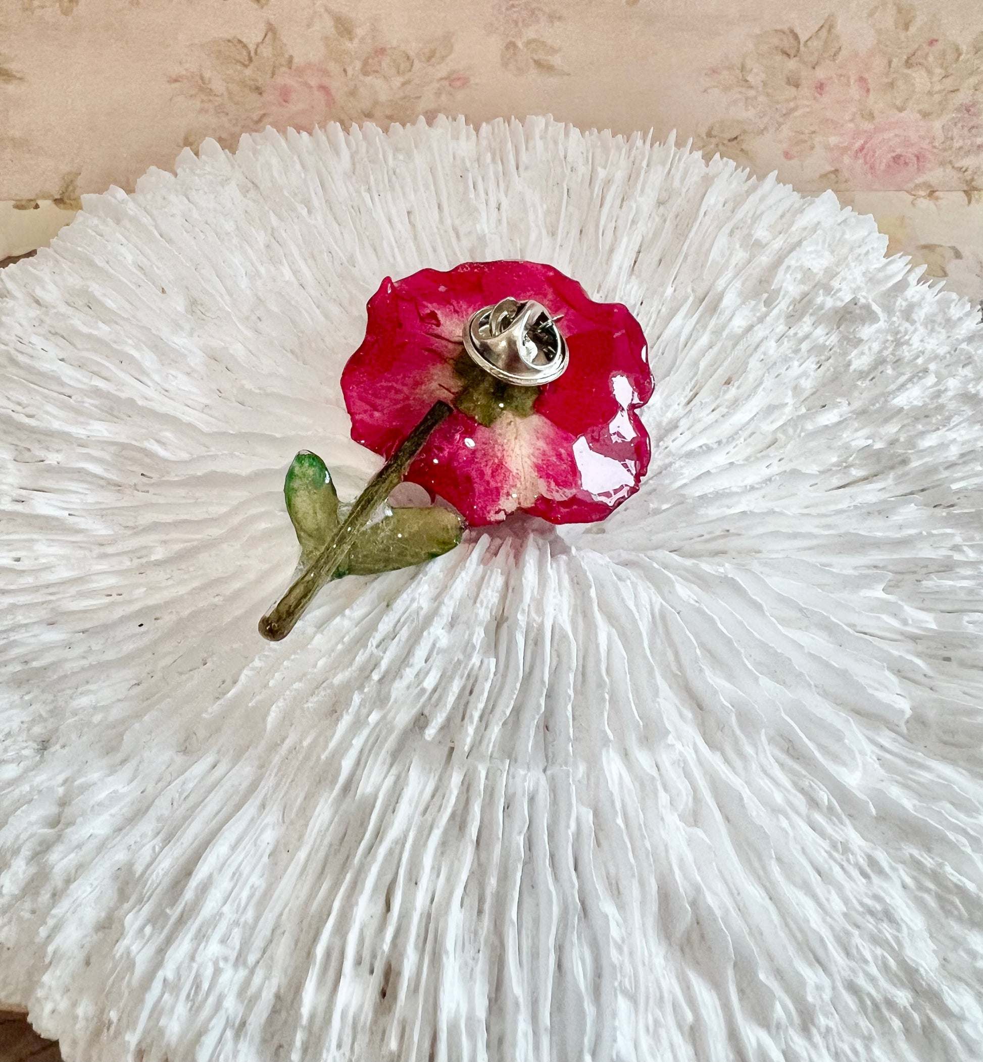 Missliu Handcraft Handmade poppy flower brooch