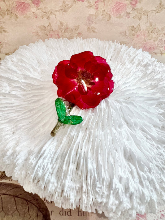 Missliu Handcraft Handmade poppy flower brooch