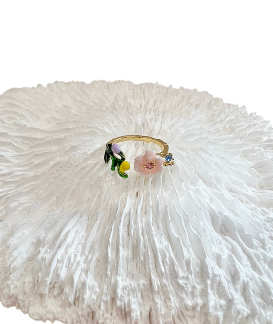 Missliu Handcraft Flower ring