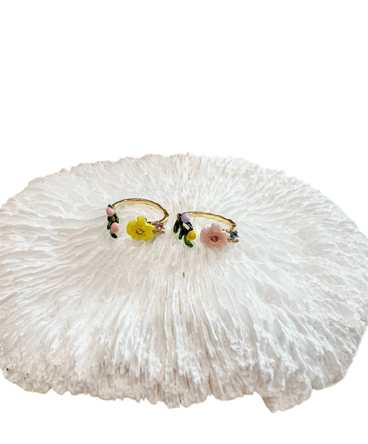 Missliu Handcraft Flower ring