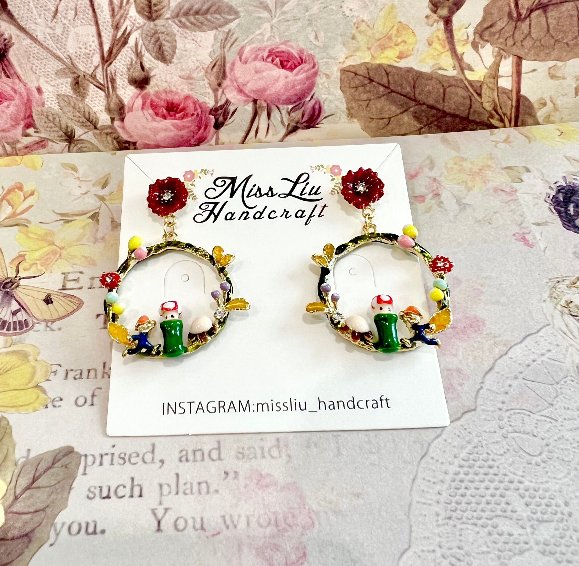 Missliu Handcraft Garden earring