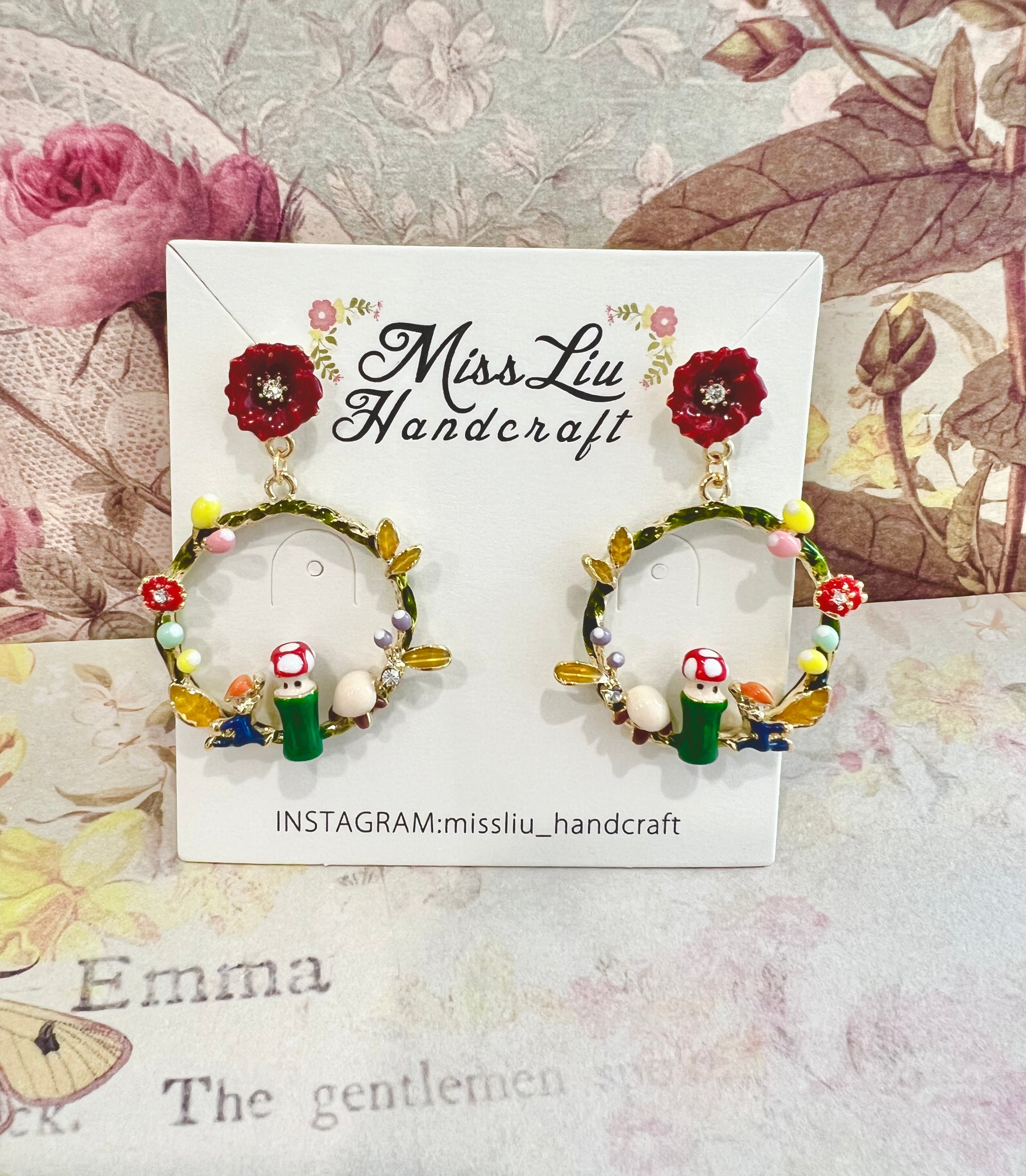Missliu Handcraft Garden earring