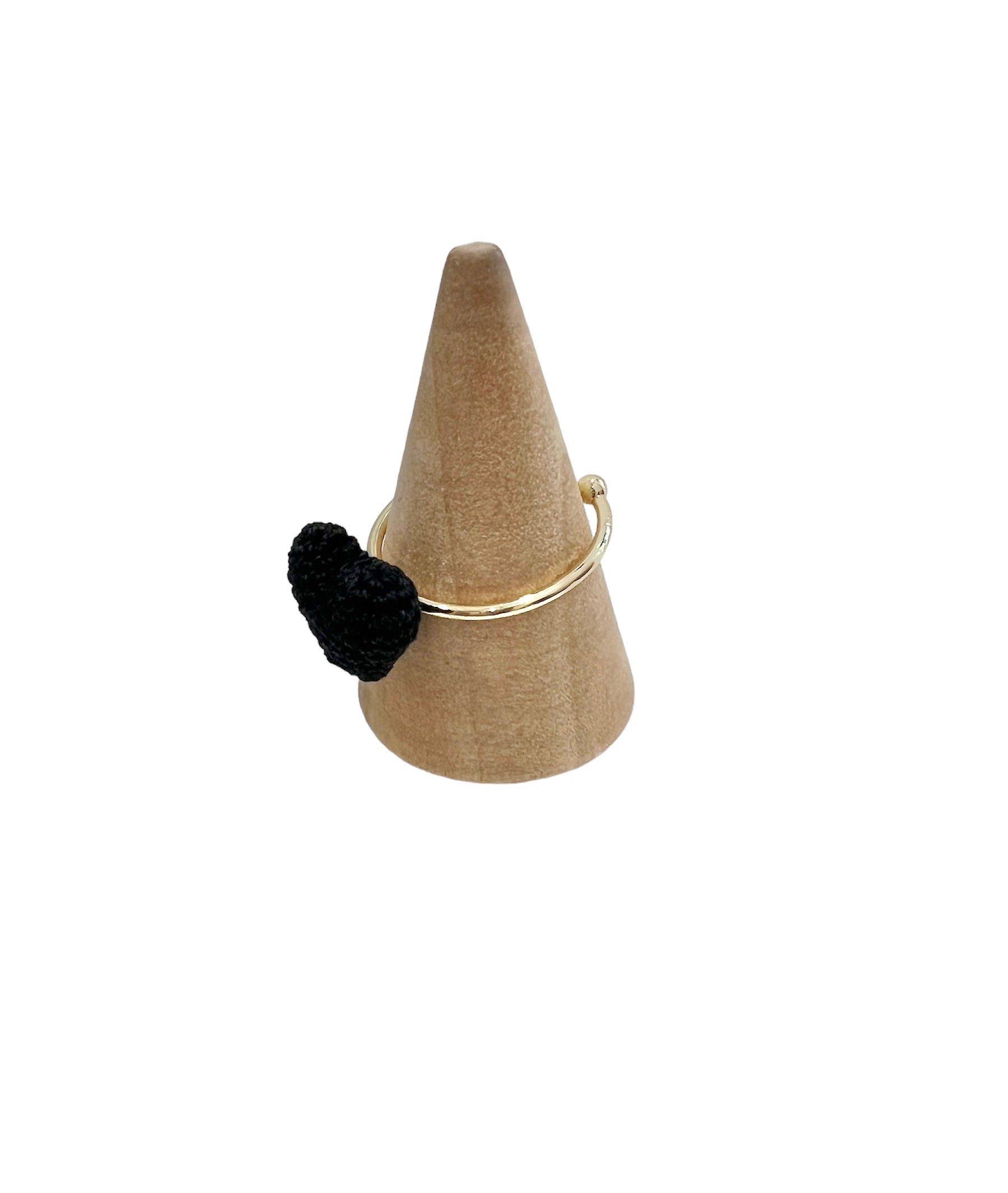 Missliu Handcraft Handmade crochet heart ring