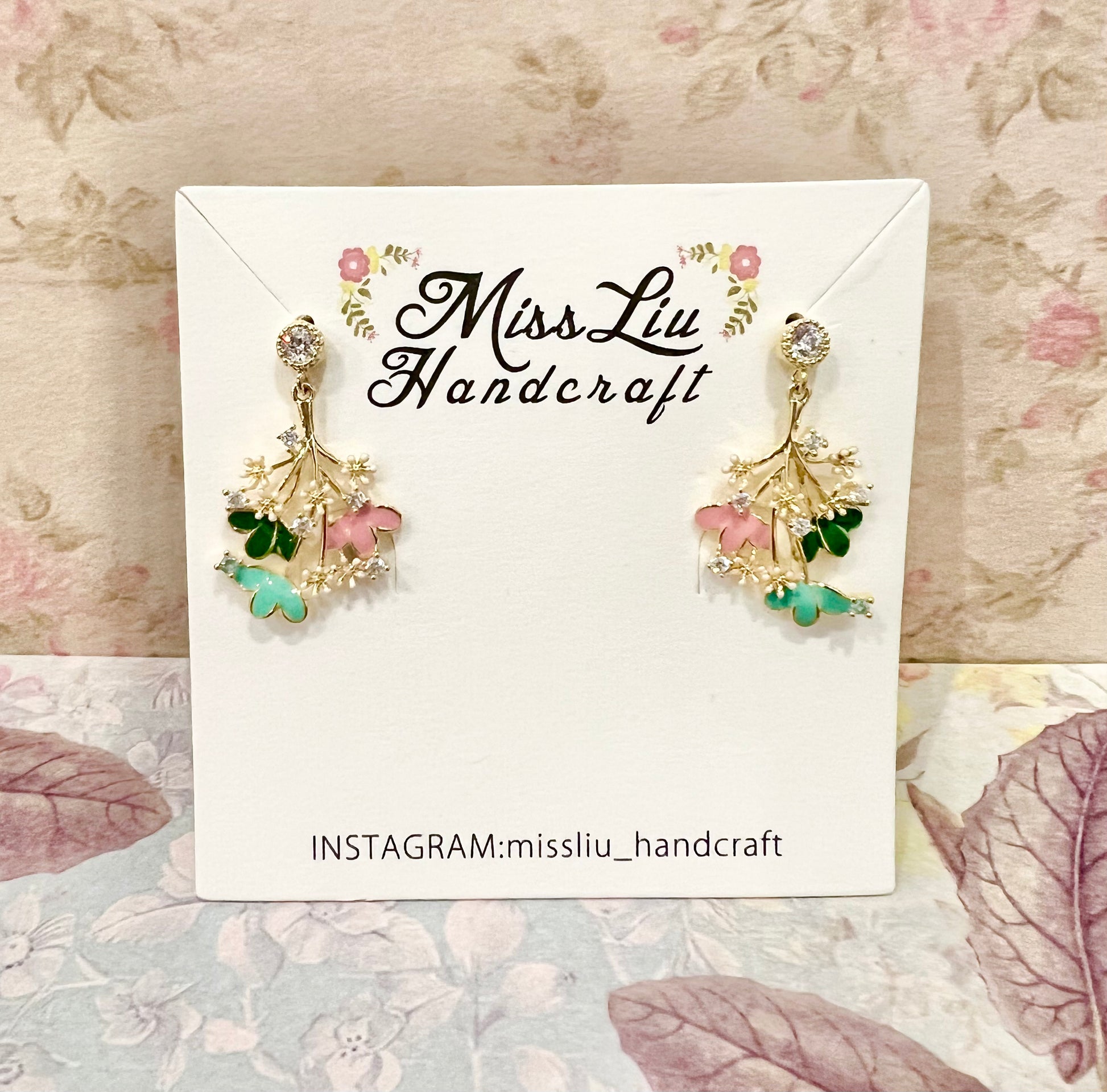 Missliu Handcraft Flower earring