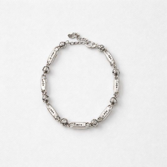 Silver link bracelet