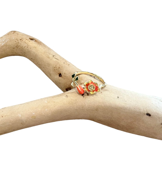 Missliu Handcraft Flower ring